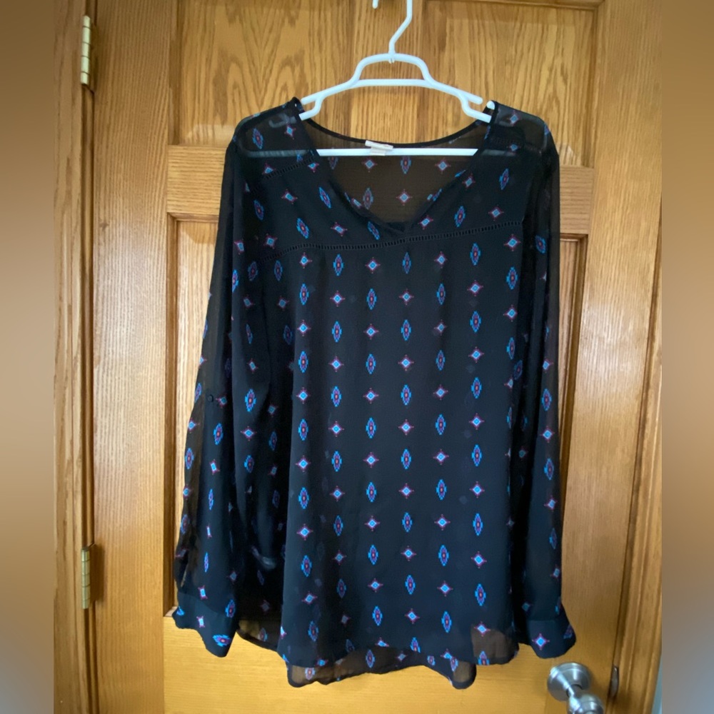 Sheer and Flowy Mossimo Top